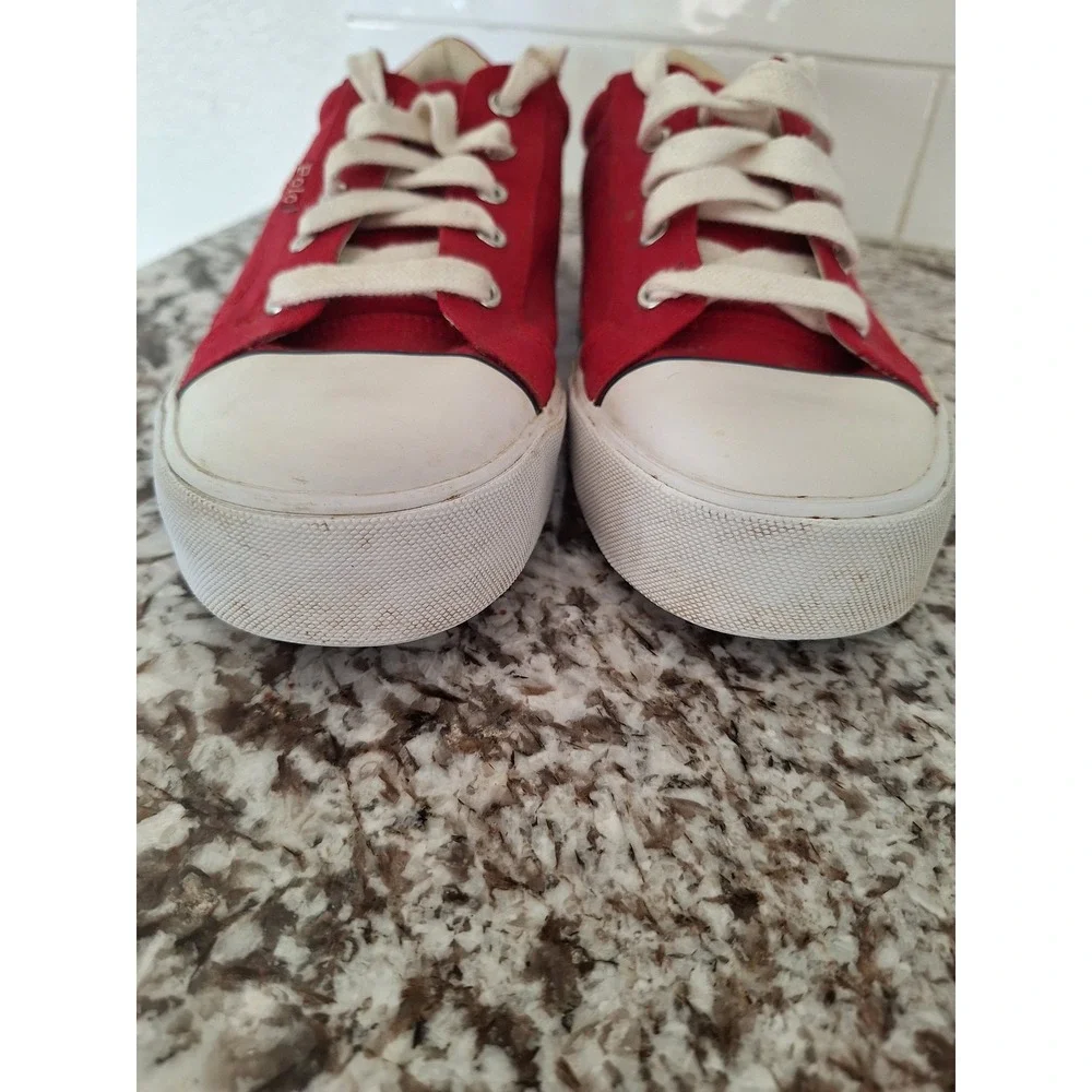 Ralph Lauren Polo Sport‎ Sneakers Women's Size 9B Red Classic